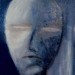 visage bleu